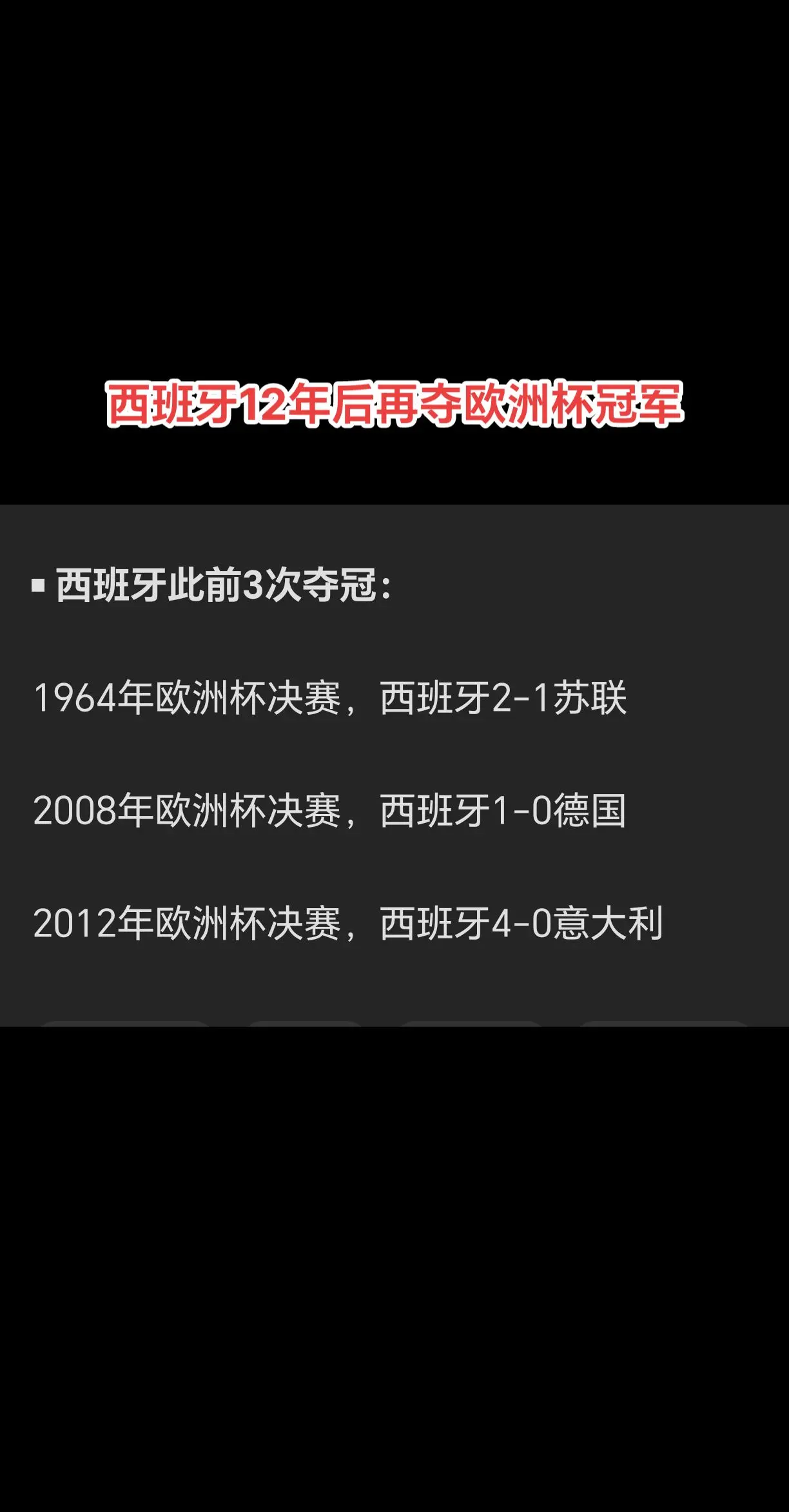 西班牙队取得胜利，晋级欧预赛四强